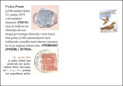 POGODBENA POŠTA 6255 PREM